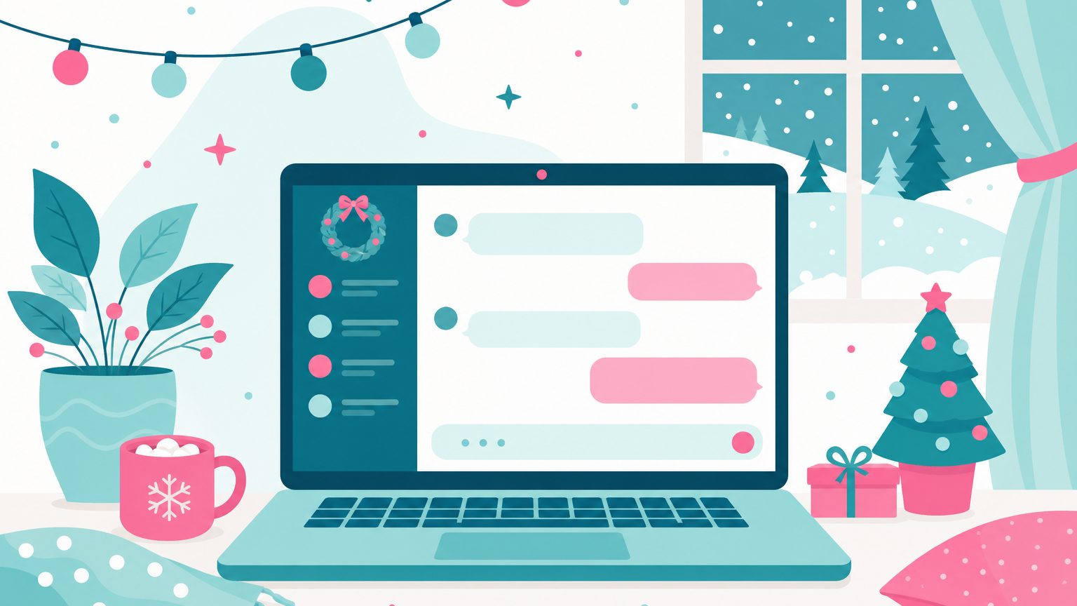 Slack Christmas & Holiday Themes: 12 Festive Color Strings to Copy